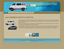 Tablet Screenshot of aaaexpressshuttle.com